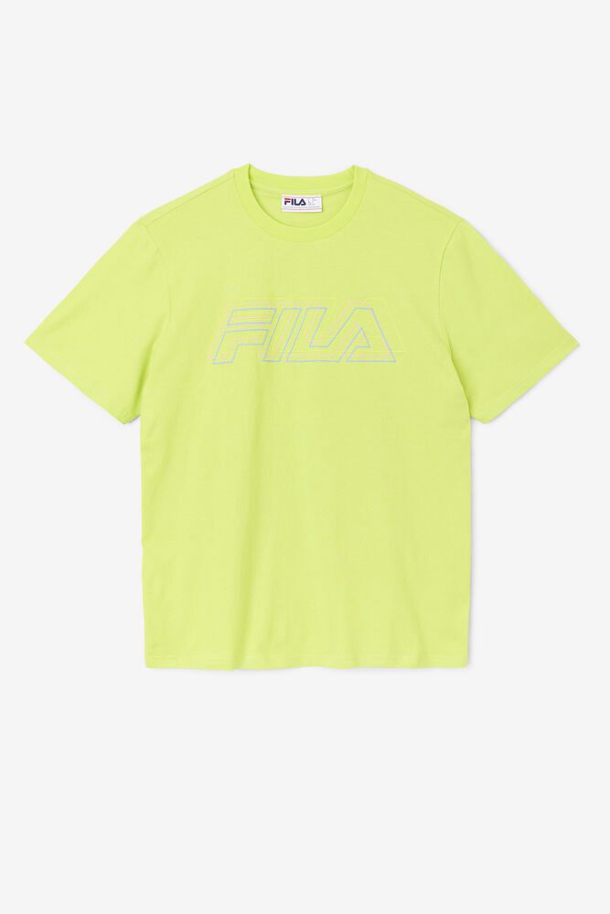 Fila T-Shirt Lakosa Mens Light Green - India JWH-486710